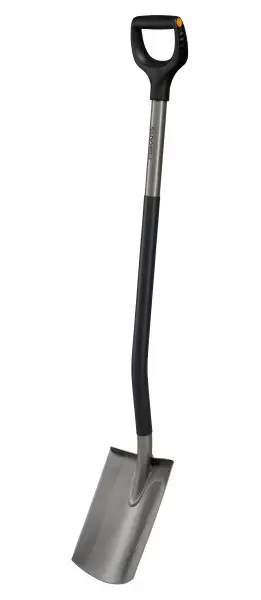 FISKARS Rovný zahradní rýč Ergonomic, násada 125 cm