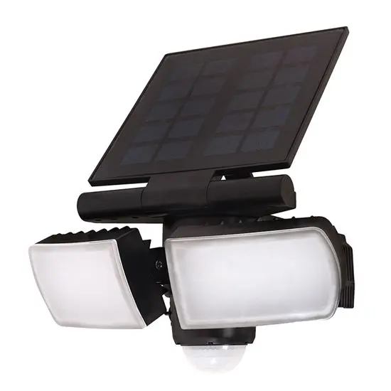 Svítidlo LED solární s čidlem pohybu a soumraku Solight 8 W 4 000 K