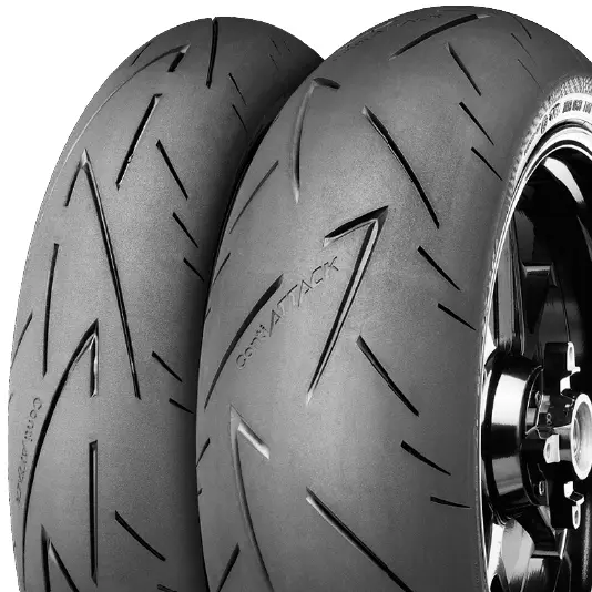 Continental ContiSportAttack 2 ( 190/50 ZR17 TL (73W) zadnÃÂ kolo, M/C )