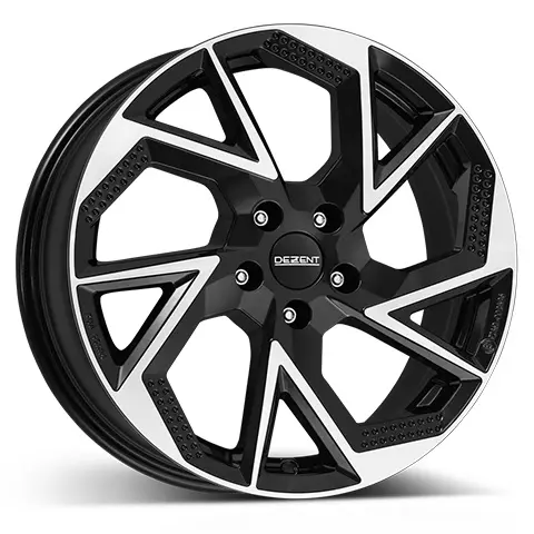 Dezent AP dark 7,5x18 5x108 ET46 Leštěná čelní plocha / Černý lak