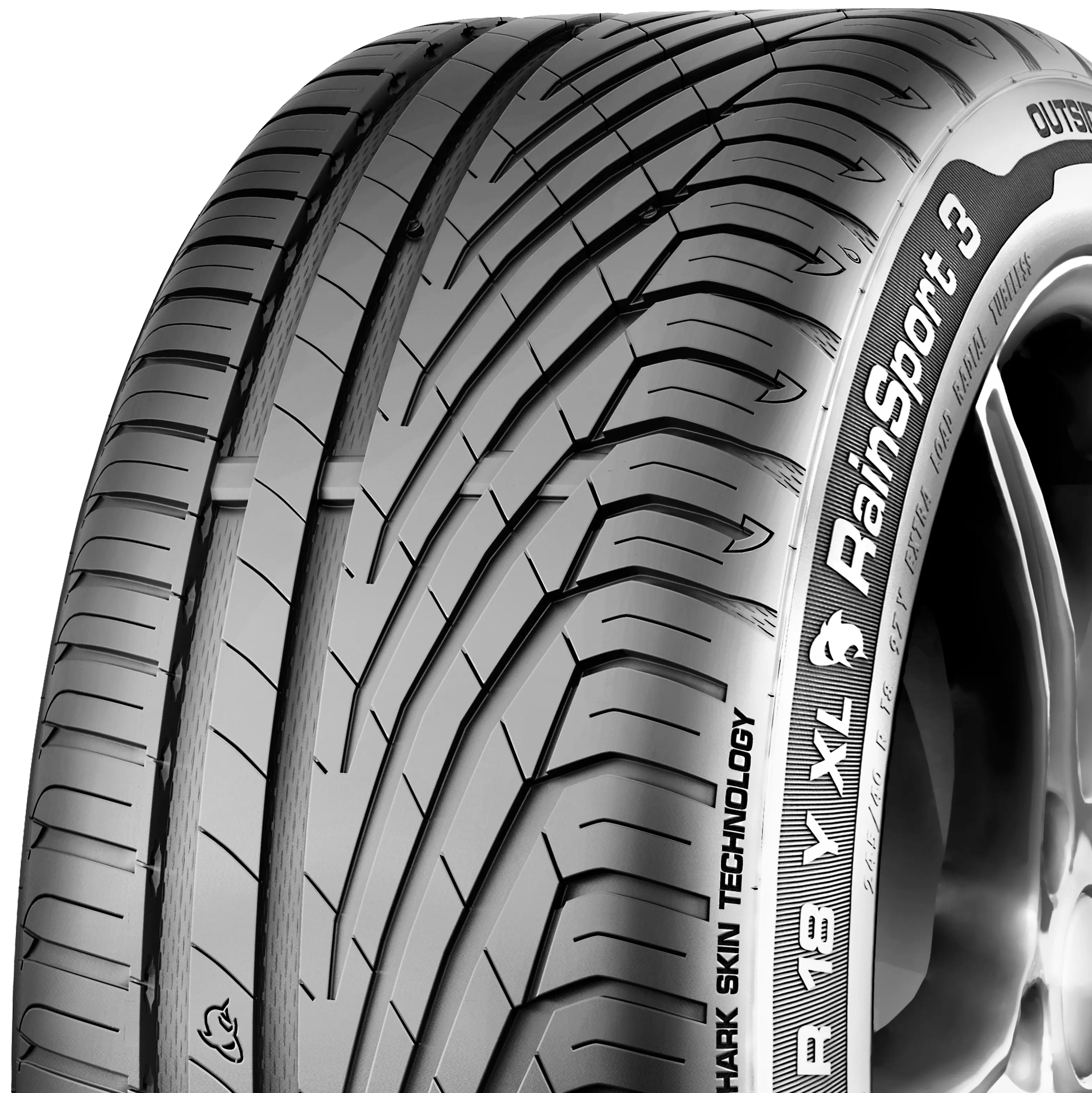 Uniroyal RainSport 3 SSR ( 245/50 R18 100Y s ramenem ráfku, runflat )