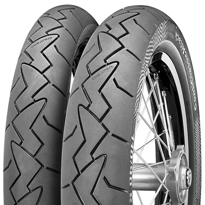 Continental ContiClassicAttack ( 110/90 R18 TL 61V zadnÃÂ kolo, M/C )