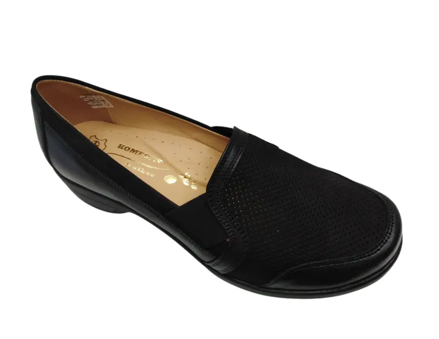 Dámská kožená obuv 1229, Mintaka černá 38 ženy