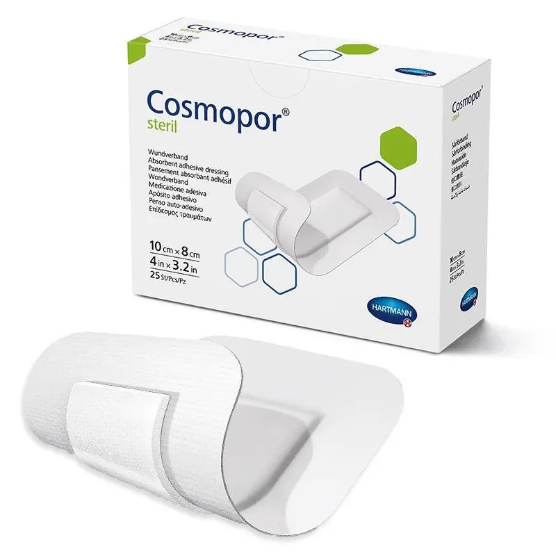 Cosmopor Sterilní hypoalergenní náplast s polštářkem 8x10cm 1ks