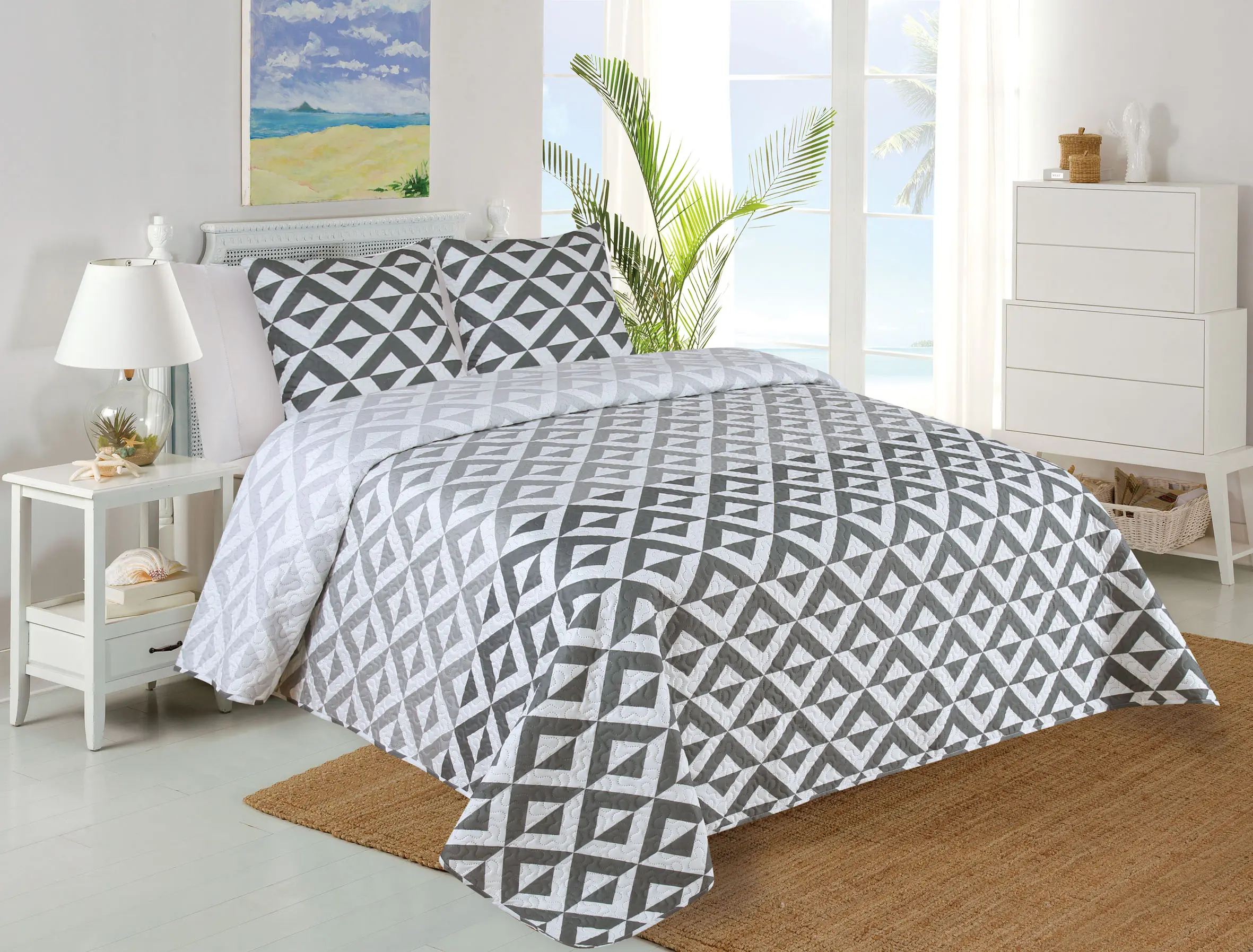 Přehoz na postel Casilla TiaHome - 220x240cm + 2x 45x45cm