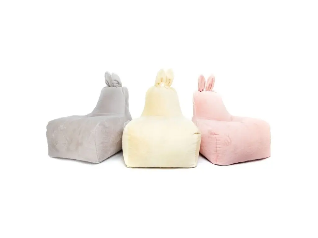 Sedací vak Bunny L Lapit TiaHome - žlutá