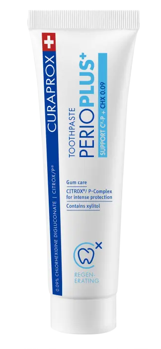 Curaprox Perio Plus+ Support zubní pasta (CHX 0,09%), 75 ml