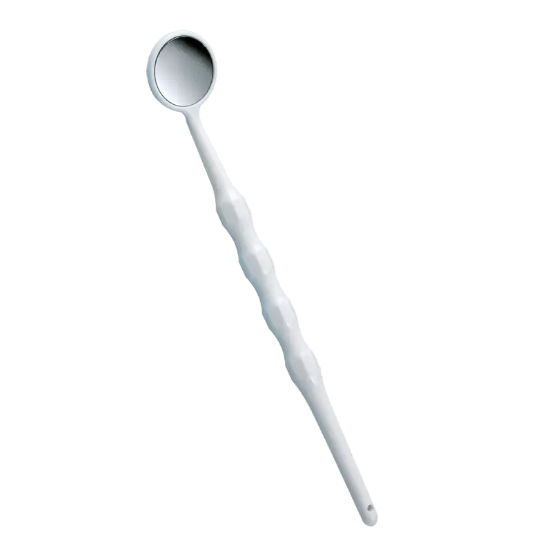 Dentální plastové zrcátko vel. 4 Brillant 19 mm (malé),100ks