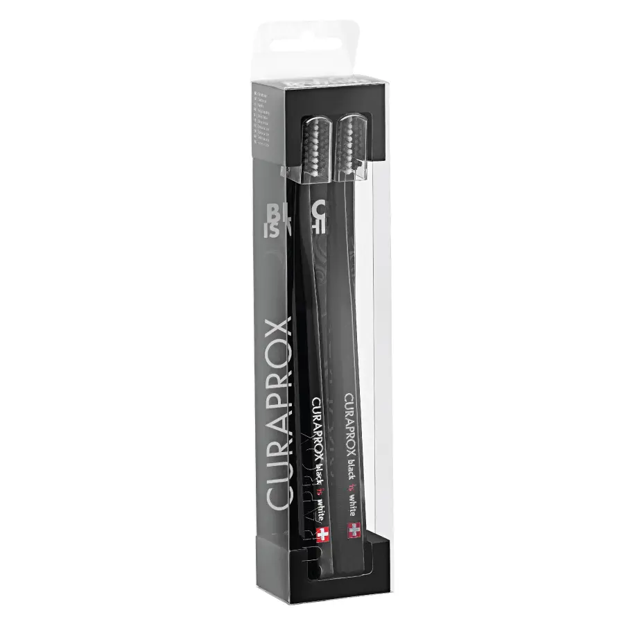 Curaprox CS 5460 ultra soft Black is White, 2 ks v balení