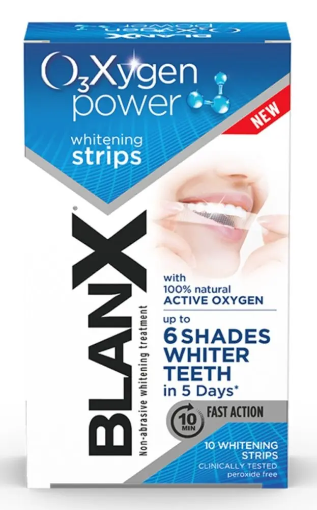 BlanX Oxygen Power bělící pásky s aktivním kyslíkem, 10ks