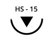 Sterilní chirurgické jehly HS-15, 48 ks