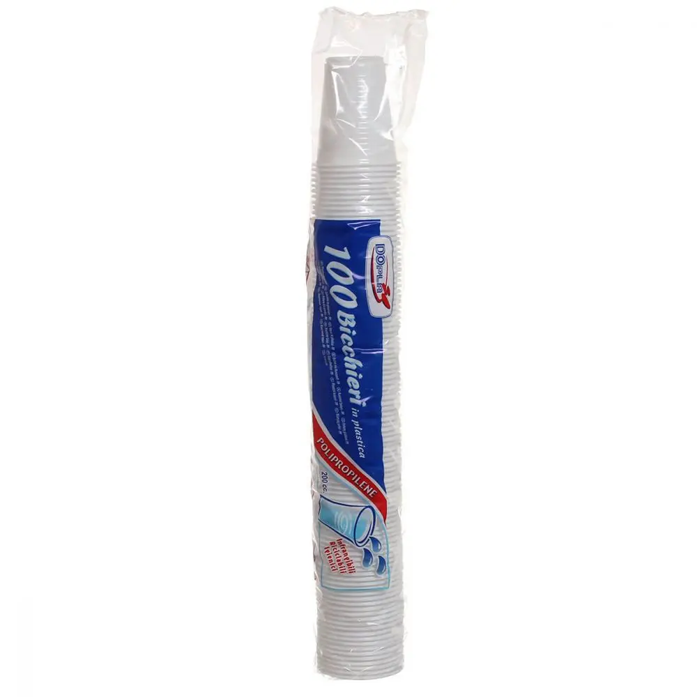 Dopla plastové kelímky (transparentní) 200ml, 100ks