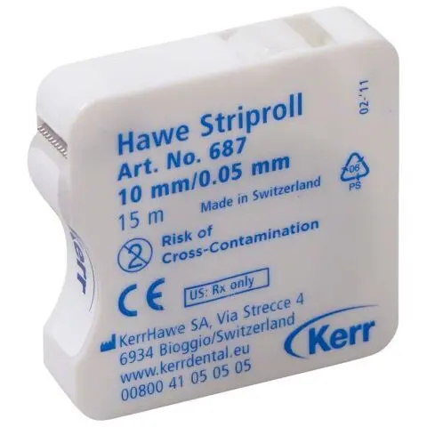 Kerr Hawe Striproll transparentní pásková matrice 10 mm/0.05 mm, 15m