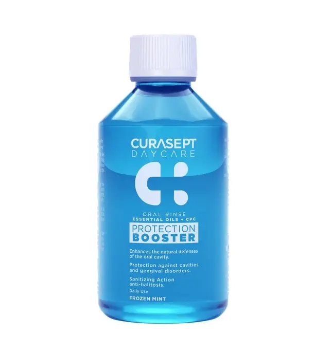 CURASEPT Daycare booster frozen mint ústní voda 500 ml