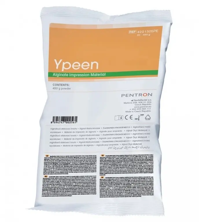 Pentron Ypeen alginátová otiskovací hmota rychle tuhnoucí, 450g