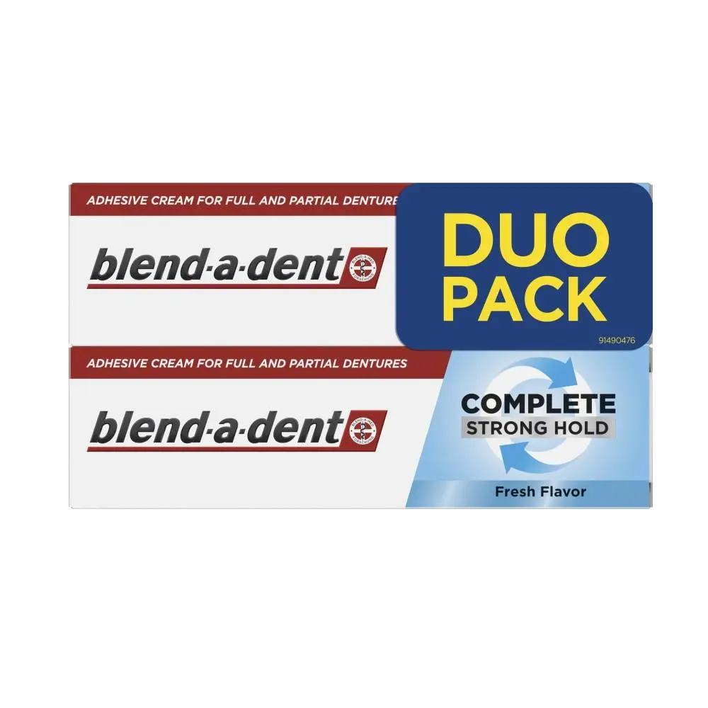 Blend-a-dent Complete Fixační Krém Na Zubní Náhradu Original 2 x 47 g