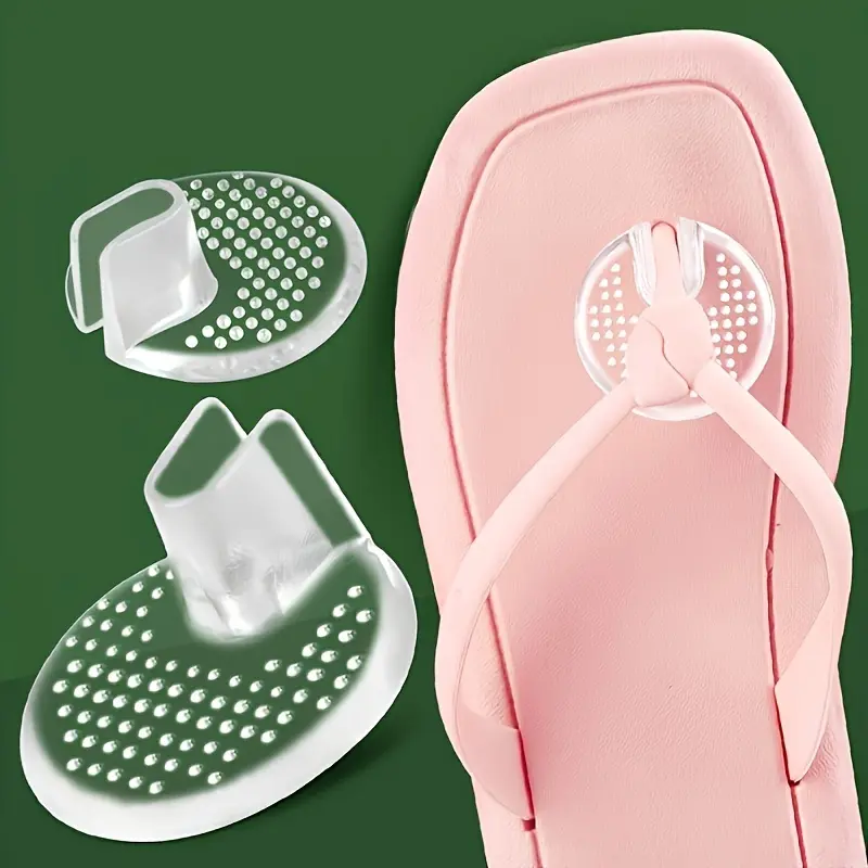 Gelový chránič mezi prsty do žabek - transparent, 2 ks