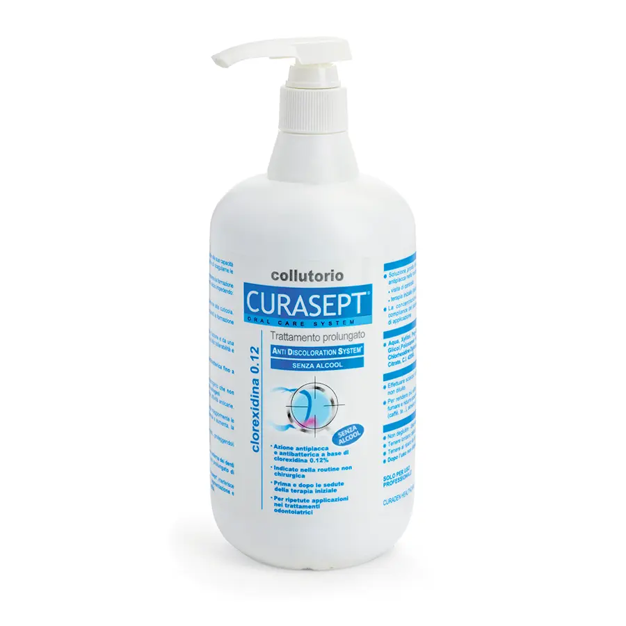 Curasept ADS 912 ústní voda (0,12% CHX) + pumpička, 900ml