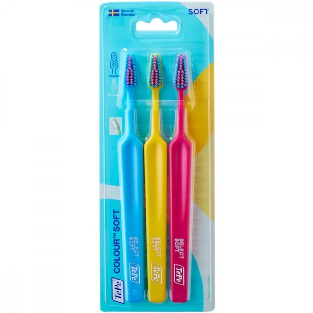 TePe Colour Select soft zubní kartáček 2+1