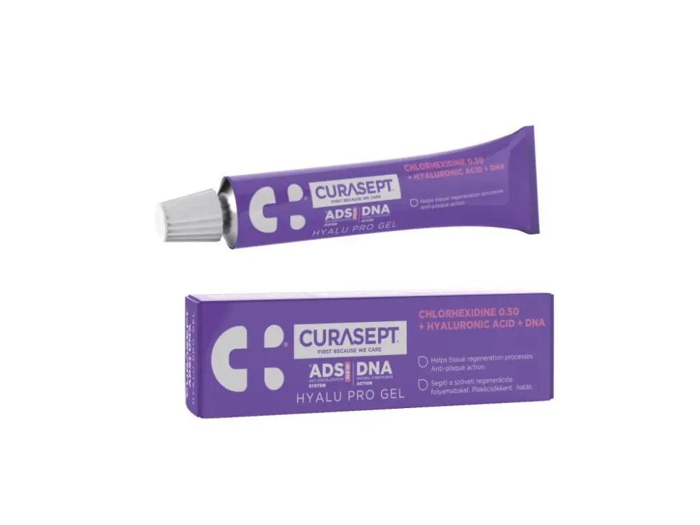 Curasept ADS DNA Hyalu Pro 350 gel s obsahem chlorhexidinu (CHX 0,5%), 30ml