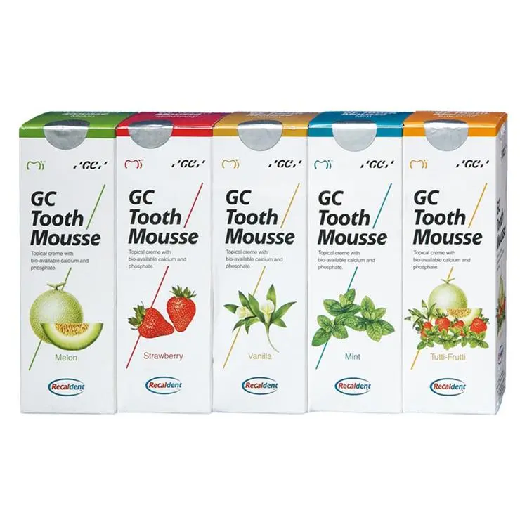 GC Mousse dentální krém s vápníkem, 10x40g