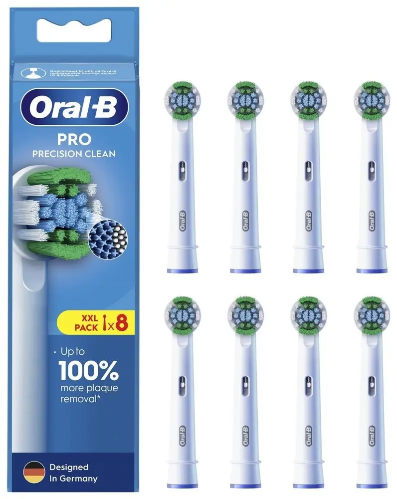 Oral-B PRO Precision Clean náhradní hlavice, 8ks (bílé)
