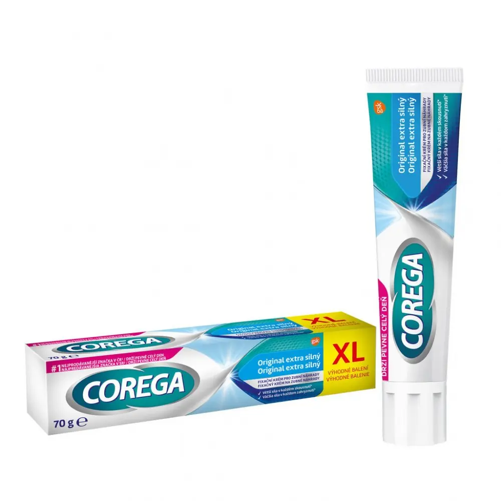Corega Original Extra silný lepící krém XL, 70g
