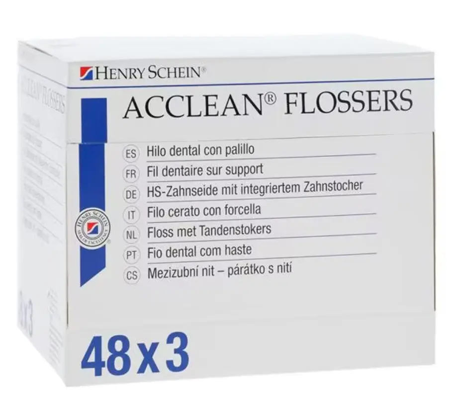 Acclean dentální mečík s nití (neutral), 3x48ks