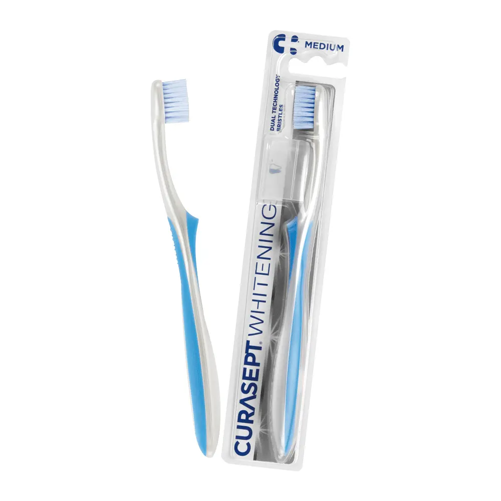 Curasept Whitening medium zubní kartáček (blistr)