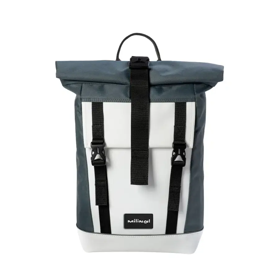 Milinal Rolovací batoh do města Aviarolltop gray 22l