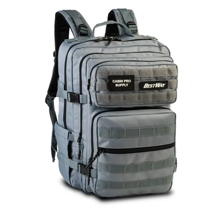 Best Way Cestovní batoh do letadla Cabin Pro Supply šedý 35l