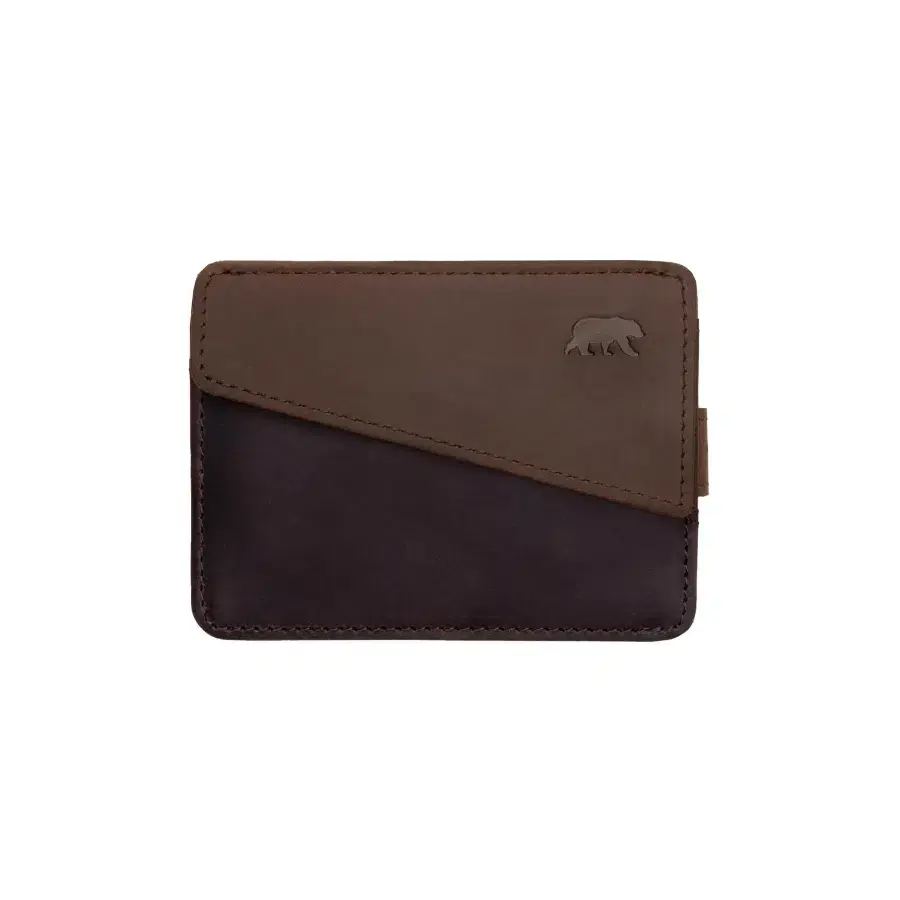 Alaskan Maker kožená peněženka Handy Wood