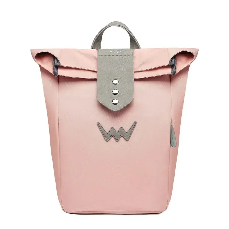 Vuch Dámský městský fold-over batoh Pink 17l
