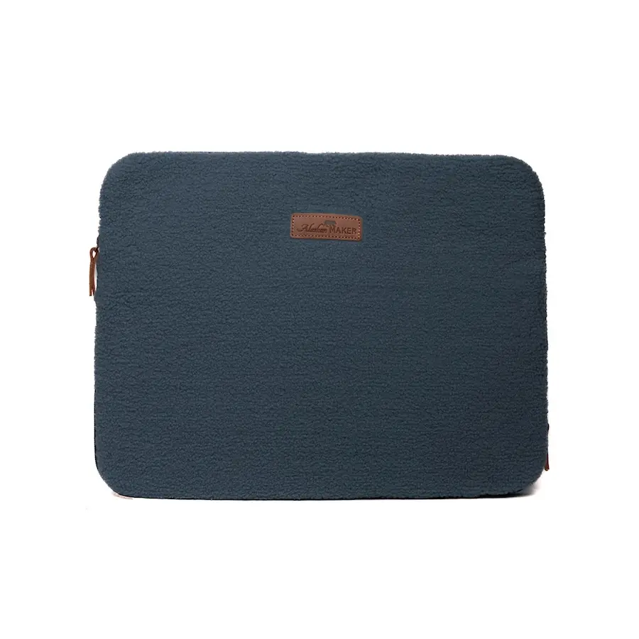 Alaskan Maker Fleecové pouzdro na notebook Sherpa blue Marine 13,6"