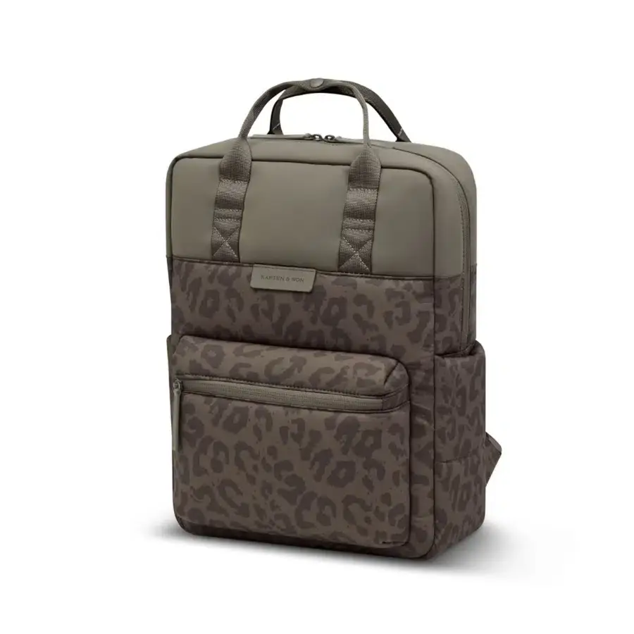 Kapten & Son Dámský městský batoh Bergen Cloud Leo Dark Brown 15l