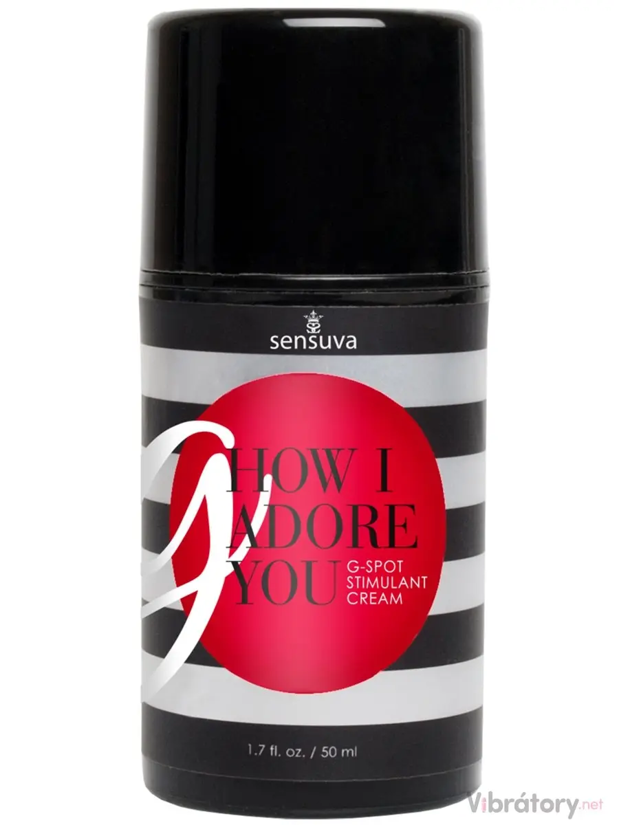 Stimulační gel na bod G Sensuva "G, How I Adore You", 50 ml