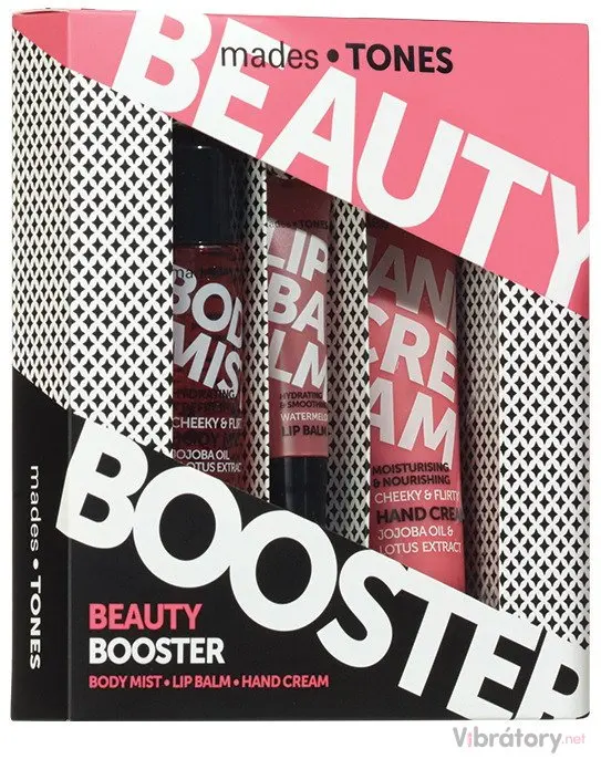 Sada kosmetiky Mades Beauty Booster Cheeky & Flirty, 3 ks