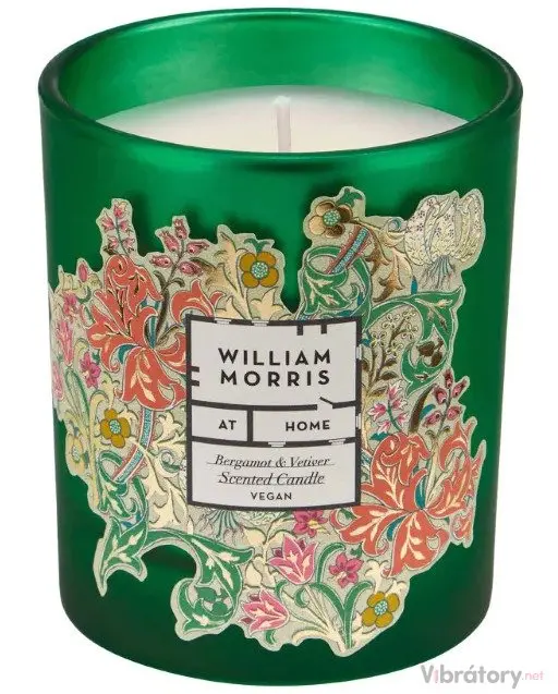 Vonná svíčka William Morris At Home Bergamot & Vetiver – bergamot a vetiver, 180 g