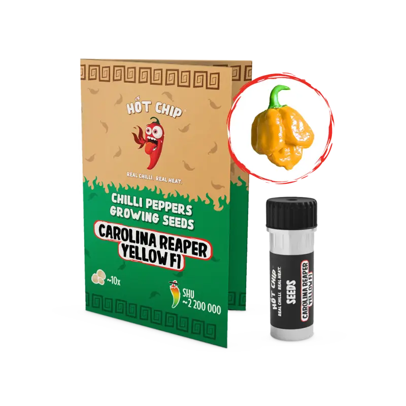 Carolina Reaper Yellow F1 - semínka chilli