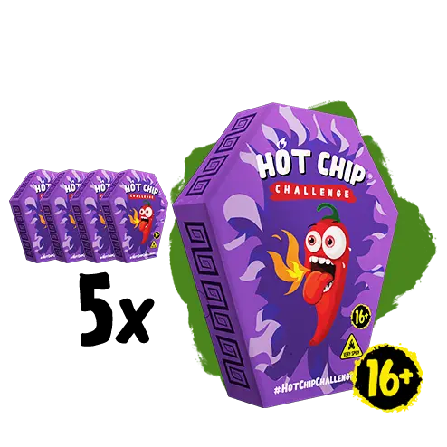 5x HOT-CHIP Challenge Tree Pack 2,5 g (155 Kč/ks)