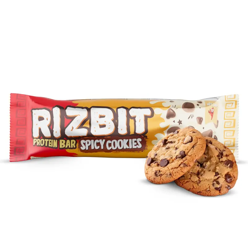 Hot-Chip Proteinová tyčinka Hot-Chip Rizbit Spicy Cookies 45g