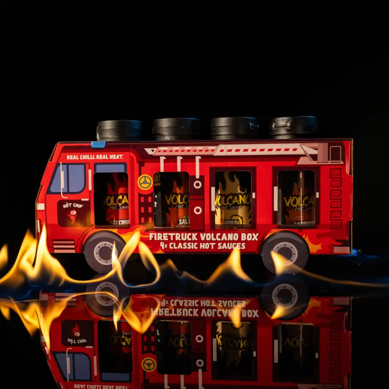 Dárkový box omáček Firetruck 4x classic