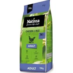 Nativia Adult Chicken&Rice 15kg