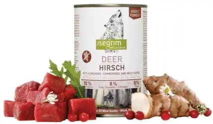Isegrim Adult forest: jelen s topinambury a brusinkami 800g