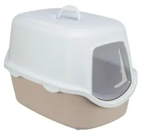 Trixie WC Vico kryté s dvířky bez filtru 56x40x40cm tělová