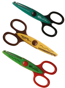 Fiskars Kidzors sada 3 ozdobných nůžek Mokřadová zvířátka