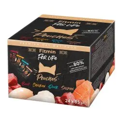 Fitmin For Life Multipack kapsiček pro kočky 24x85g