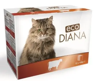 Diana Eco Kapsičky hovězí kousky v omáčce 12x100g