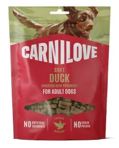 Carnilove Soft Snack for dogs Duck enriched with Rosemary 200g