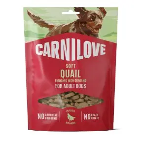 Carnilove Dog Semi Moist Snack Quail with Oregano 200 g